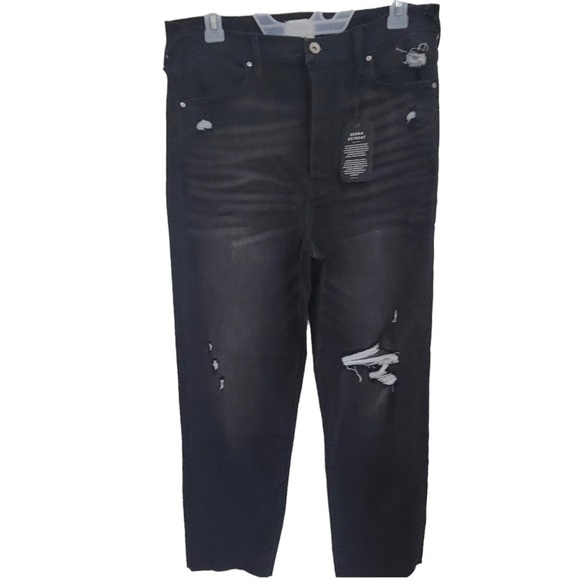 20. NWT Serra Retreat Distressed Black Jeans Size 0 - Picture 5 of 9